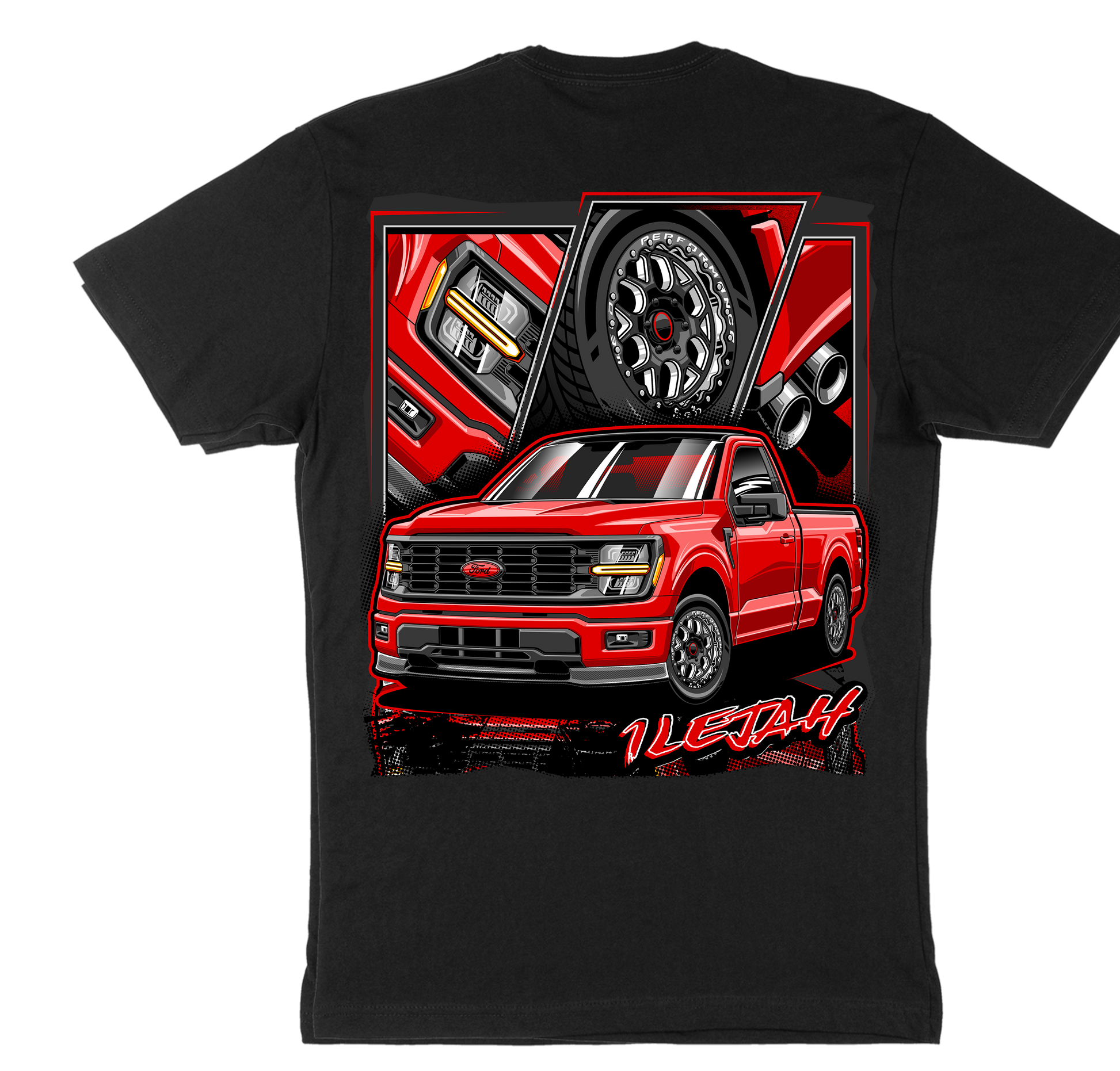 Pro Club Red Ford T-Shirt